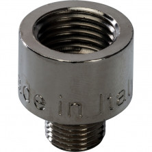 Переходник Stout SFT-0008-001418 1/4х1/8 дюйма никелированный с внутренней и наружной резьбой