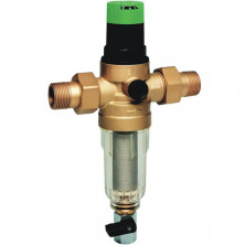 Фильтр сетчатый T-образный Honeywell FK06-3/4 AA Ду 20 Ру16 40 градусов 3/4 дюйма с регулятором давления