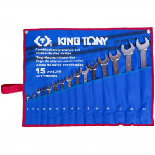 Набор комбинированных ключей King Tony 1215MRN02 6-32 мм 15 предметов
