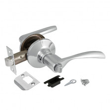 Ручка защелка Ajax DK610 CP-BK 39507 фиксатор хром  