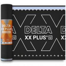 Мембрана диффузионная Delta XX Plus Universal с монолитным функциональным слоем из TPU и двумя зонами проклейки 1,5х50 м 75 м2  
