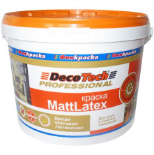 Краска интерьерная DecoTech Professional Matt Latex 10 л