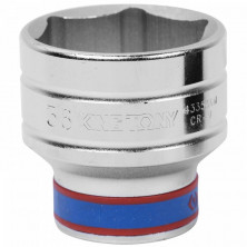Головка торцевая стандартная King Tony 433538M шестигранная 1/2 дюйма 38 мм