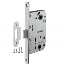 Защелка врезная Аjax Plastic LP96WC-50 45907 SN матовый никель