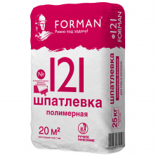 Шпатлевка полимерная финишная Forman 121 20 кг