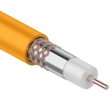 Кабель коаксиальный Rexant Indoor 01-2654 RG-6U нг(А)-HF оранжевый 100 м