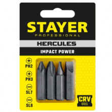 Бита ударная Stayer Hercules 25667-S4_z01 36 мм 4 шт