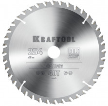 Диск пильный по дереву Kraftool Optima 36951-254-30 40Т 254х30 мм