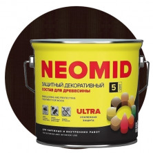 Пропитка для древесины Neomid Bio Color Ultra Орех 2,7 л