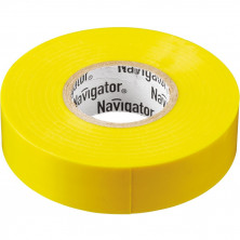 Изолента ПВХ Navigator NIT-A19-20/Y  желтая 19 мм 20 м  
