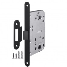 Защелка врезная Аjax Plastic LP96WC-50 45911 BL черный