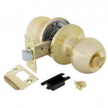 Ручка защелка Рunto DK672 SB-BK 25227 фиксатор матовое золото  