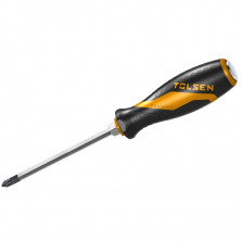 Отвертка крестовая Tolsen Gripro TT20129 силовая Phillips №4 200 мм