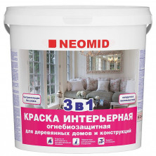 Краска огнезащитная для дерева Neomid интерьерная 5 кг