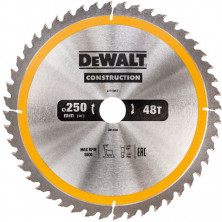 Диск пильный Dewalt DT1957 Construct 250/30 48 ATB +10 градусов