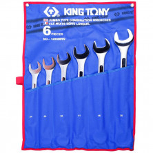 Набор комбинированных ключей King Tony 1296MRN 34-50 мм 6 предметов