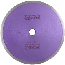 Диск алмазный для резки гранита Messer G/L 230D-1.6T-7.5W-22.2/25.4 сплошная кромка мокрый рез