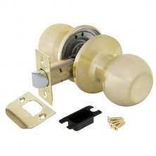 Ручка защелка Рunto DK672 SB-PS 25231 без фиксатора матовое золото  