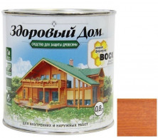 Средство для защиты древесины Здоровый дом Махагон 0,8 л