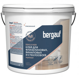 Клей акриловый Bergauf Deko Fixer для стеклообоев и стеклохолста 3 кг
