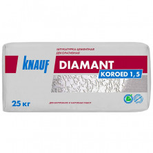 Штукатурка цементная декоративная Knauf Диамант Короед 1,5 мм 25 кг