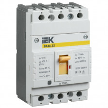 Автоматический выключатель IEK ВА44-33 3Р 100А 15кА