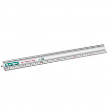 Линейка алюминиевая усиленная Kraftool Kraft-Line 34275-60 со стальной направляющей 600 мм