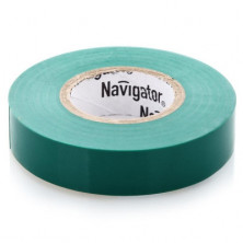 Изолента ПВХ Navigator NIT-B15-20/G зеленая 15 мм 20 м  