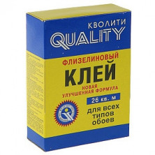 Клей обойный "QUALITY" для флизелиновых обоев, 200 гр