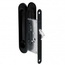 Защелка врезная Punto SH.SL152.KIT011-BK 43507 с ручками BL-24 черный