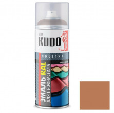 Эмаль аэрозольная для металлочерепицы Kudo RAL 8017 KU-08017R 0,52 л