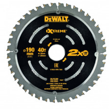 Диск пильный Dewalt Extreme DT4394-QZ по террасной доске 40T 190x30 мм