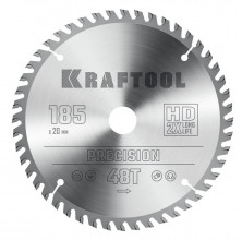 Диск пильный по дереву Kraftool Precision 36952-185-20 48Т 185x20 мм