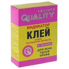 Клей обойный "QUALITY" с индикатором, 200 гр