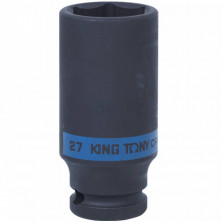 Головка торцевая ударная глубокая King Tony 443527M шестигранная 1/2 дюйма 27 мм