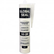 Герметик силиконовый Globalseal GS28 санитарный белый 290 г   