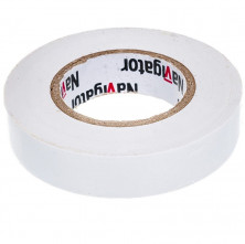 Изолента ПВХ Navigator NIT-B15-20/WH белая 15 мм 20 м  