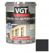 Эмаль по дереву VGT Профи черная 2,5 кг