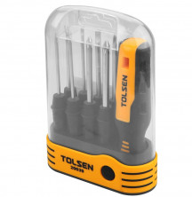 Отвертка со сменными битами Tolsen TT20039s 8 в 1