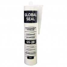 Герметик силиконовый Globalseal GS28 санитарный бесцветный 290 г   