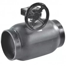 Кран шаровой Forteca 11с67п 182.2.250.025 стандартнопроходной стальной Ду 250 Ру25 под приварку с редуктором