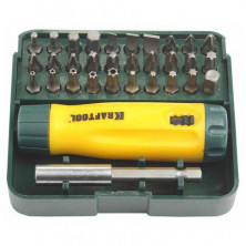 Отвертка реверсивная Kraftool Mini-Box-32 с насадками 26142-H32