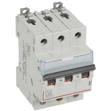 Автоматический выключатель Legrand DX3-E 407292 3P C 20A 6кА