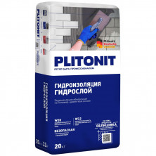 Гидроизоляция жесткая Plitonit Гидрослой 20 кг  