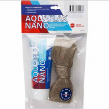Набор для уплотнения резьбы Aquaflax Nano 04055 паста 270 гр + лен 40 гр  