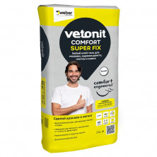 Клей-гель для мозаики, керамогранита, плитки и камня Vetonit Comfort Super Fix белый 20 кг