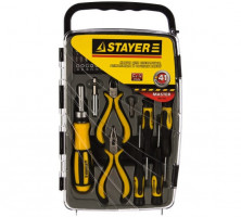Отвертка реверсивная с насадками Stayer Master 25311-H41 41 шт