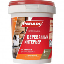 Лак акриловый Parade Classic L70 Деревянный интерьер глянцевый 0,9 л