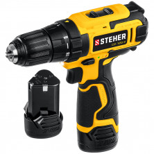 Дрель-шуруповерт Steher CD-120-2 12В 2х2 Ач