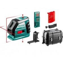 Нивелир лазерный Kraftool CL 70 34660-4 сверхъяркий с детектором в кейсе